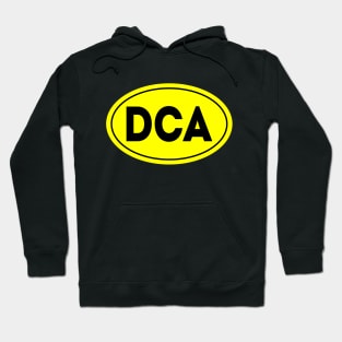 DCA Airport Code Ronald Reagan Washington National Airport USA Hoodie